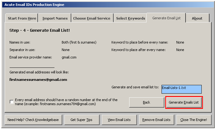 download acute email ids production engine patcher